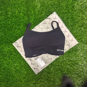 Dfyne dynamic backless sports bra midnight black extra small